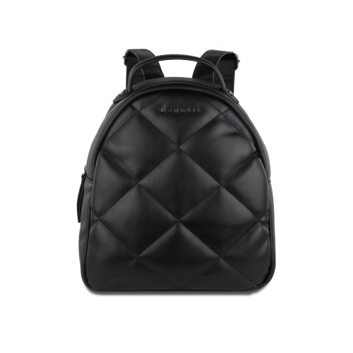 Рюкзак женский BUGATTI КАРА | CARA, чёрный, полиуретан, 25,5х11х27,5 см, 7 л