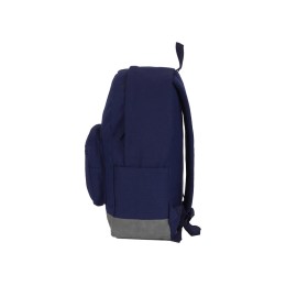 Рюкзак Shammy с эко-замшей для ноутбука 15", синий