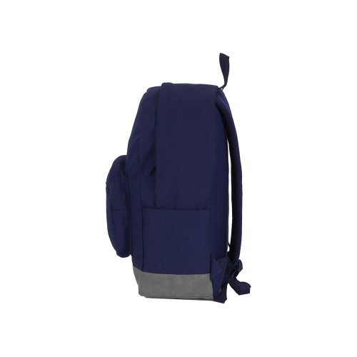 Рюкзак Shammy с эко-замшей для ноутбука 15", синий