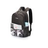 Рюкзак TORBER ГРАФФИТИ, серый с карманом черно-белого цвета, полиэстер, 44 х 31 х 18 см