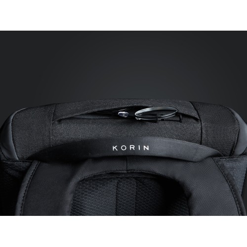 Водостойкий антикражный рюкзак Clickpack для ноутбука 15.6", черный