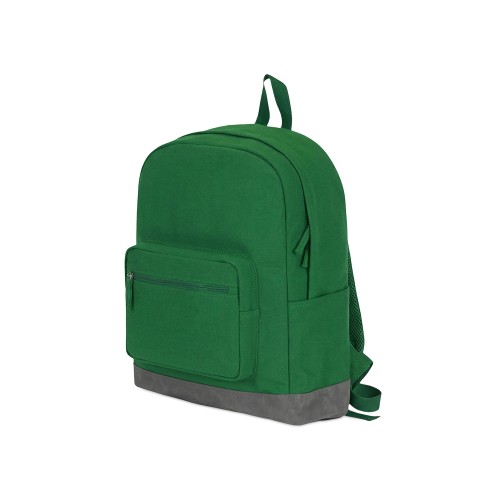 Рюкзак Shammy с эко-замшей для ноутбука 15", зеленый