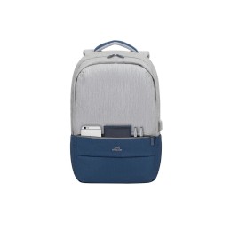 RIVACASE 7567 grey/dark blue рюкзак для ноутбука 17.3" / 6