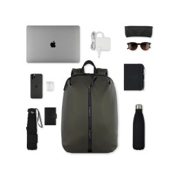 Рюкзак BUGATTI БЛАНК | BLANC 15'', оливковый, тарпаулин/полиэстер, 32х15,5х45 см