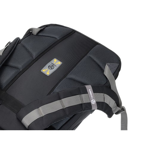 Рюкзак TORBER МЕГАПОЛИС с отделением для ноутбука 15.6", чёрный/серый, полиэстер, 37 х 17 х 45 см