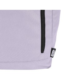 Рюкзак Байрон 15,6" объемом 18 л со скручиваемым верхом, изготовленный из переработанного ПЭТ по стандарту GRS, лиловый