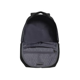 Рюкзак TORBER МЕГАПОЛИС 2.0 с отделением для ноутбука 15,6", черный, полиэстер меланж, 46 х 31 x 17
