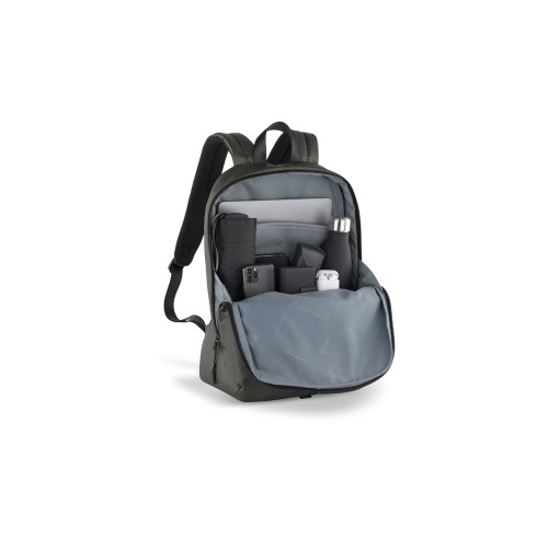 Рюкзак BUGATTI БЛАНК | BLANC 15'', оливковый, тарпаулин/полиэстер, 32х15,5х45 см