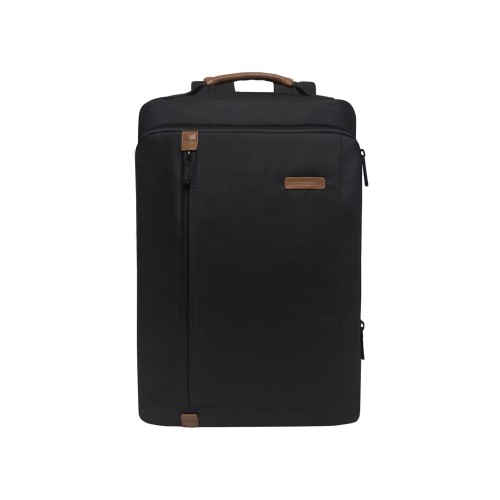 Рюкзак TORBER ВЕКТОР с отделением для ноутбука 15,6", черный, нейлон, 42 х 30 x 13 см