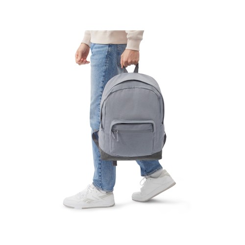 Рюкзак Shammy с эко-замшей для ноутбука 15", серый