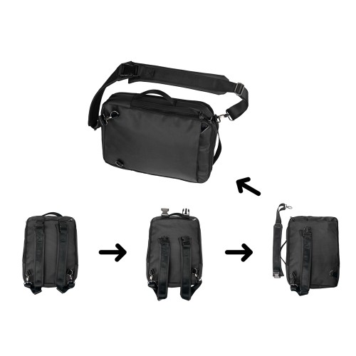 Рюкзак-трансформер «Duty» для ноутбука, черный (без шильда)