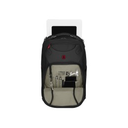 Рюкзак WENGER Cosmic 17", чёрный, переработанный ПЭТ/ПВХ/полиэстер, 34 x 23 x 49 см, 30 л