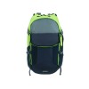 Туристический рюкзак TORBER КЕМПИНГ, синий/салатовый, полиэстер, 36 х 54 х 16 см