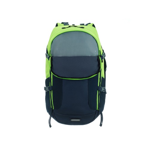 Туристический рюкзак TORBER КЕМПИНГ, синий/салатовый, полиэстер, 36 х 54 х 16 см