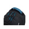 Рюкзак TORBER РАКЕТА с отделением для ноутбука 15.6", чёрный/синий, нейлон, 32 х 14 х 50 см, 22л