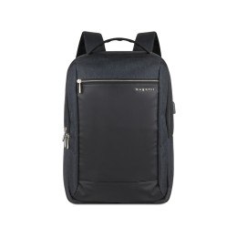 Рюкзак мужской BUGATTI СЕРА | SERA 15'', антрацитовый, полиэстер, 32х12х46 см, 16 л