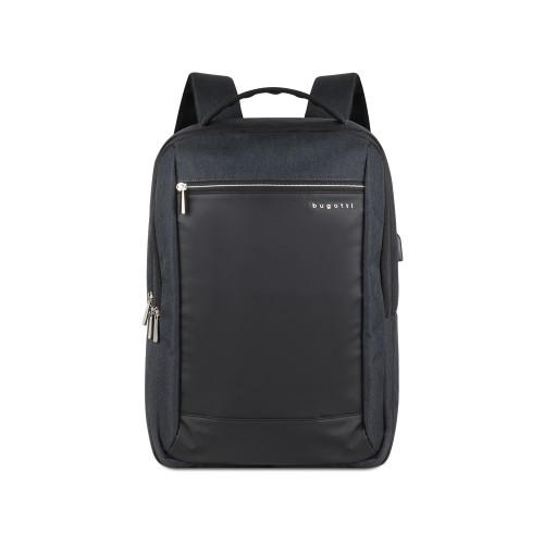 Рюкзак мужской BUGATTI СЕРА | SERA 15'', антрацитовый, полиэстер, 32х12х46 см, 16 л