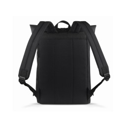 Рюкзак BUGATTI БЛАНК ОБЛЕГЧЕННАЯ | BLANC DELIGHT, чёрный, нейлон RPET600D/тарпаулин/полиэстер, 41х13х46 см, 15 л