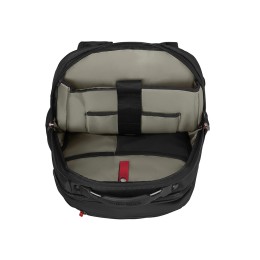 Рюкзак WENGER Cosmic 17", чёрный, переработанный ПЭТ/ПВХ/полиэстер, 34 x 23 x 49 см, 30 л