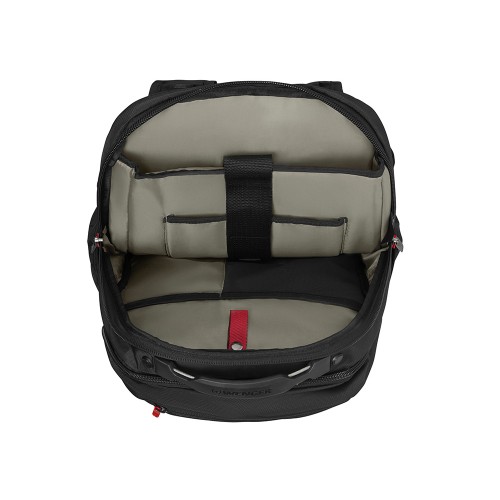 Рюкзак WENGER Cosmic 17", чёрный, переработанный ПЭТ/ПВХ/полиэстер, 34 x 23 x 49 см, 30 л