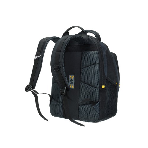 Рюкзак TORBER МЕГАПОЛИС с отделением для ноутбука 15.6", чёрный/серый, полиэстер, 35,5 х 23 х 45 см