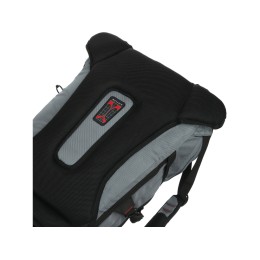 Рюкзак TORBER ДРАЙВ с отделением для ноутбука 15", серый/красный, полиэстер 1680D, 36x17x50 см, 30 л