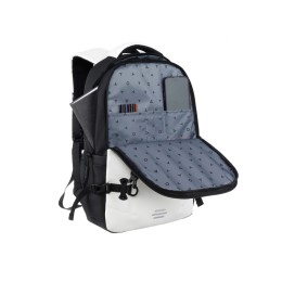 Рюкзак спортивный TORBER ЭКСТРИМ 18", белый/чёрный, 31 х 12 х 46 см, 17л