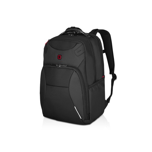 Рюкзак WENGER Cosmic 17", чёрный, переработанный ПЭТ/ПВХ/полиэстер, 34 x 23 x 49 см, 30 л
