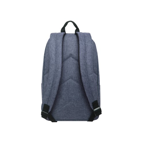 Рюкзак TORBER ГРАФФИТИ, серый с карманом черного цвета, полиэстер меланж, 42 х 29 x 19 см