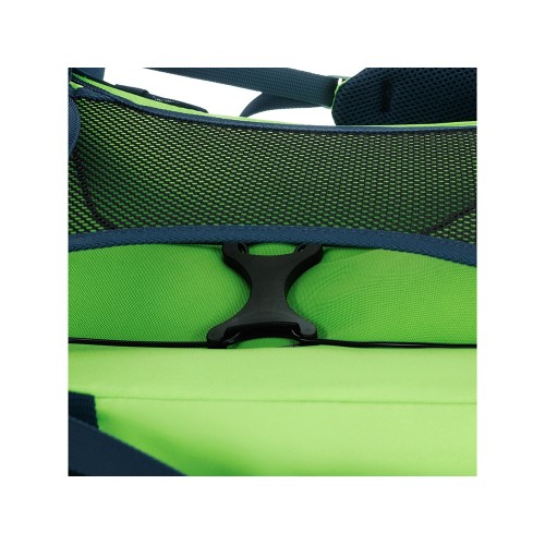 Туристический рюкзак TORBER КЕМПИНГ, синий/салатовый, полиэстер, 36 х 54 х 16 см