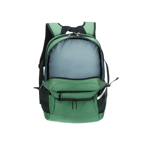 Рюкзак TORBER МЕГАПОЛИС с отделением для ноутбука 16", зеленый, полиэстер, 47 х 34 x 28 см