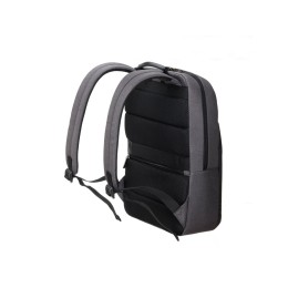 Рюкзак TORBER ВЕКТОР с отделением для ноутбука 14,1", черный/серый, нейлон, 32 х 10 х 43 см, 13л