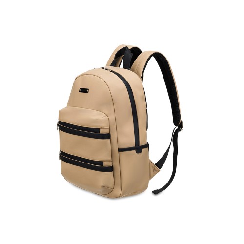 Рюкзак TORBER НОВА с отделением для ноутбука 14.1", бежевый, полиэстер, 31,5 х 12,5 х 39,5 см