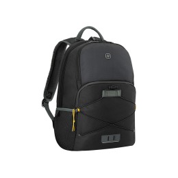 Рюкзак WENGER Trayl 15.6", чёрный, переработанный ПЭТ, 34 x 20 x 45 см, 22 л.