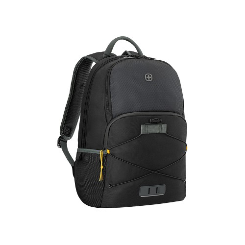 Рюкзак WENGER Trayl 15.6", чёрный, переработанный ПЭТ, 34 x 20 x 45 см, 22 л.