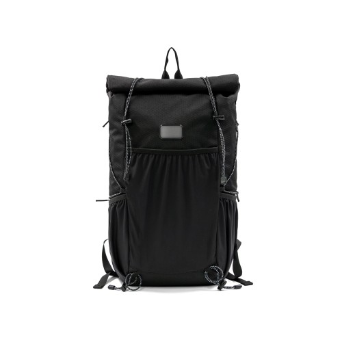 Легкий складывающийся рюкзак-мессенджер "Venturer Eco", черный