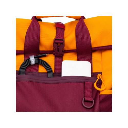 RIVACASE 5321 burgundy red рюкзак для ноутбука 15.6", 25л / 6