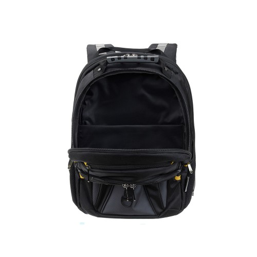 Рюкзак TORBER МЕГАПОЛИС с отделением для ноутбука 15.6", чёрный/серый, полиэстер, 37 х 17 х 45 см