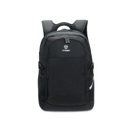 Рюкзак TORBER МЕГАПОЛИС с отделением для ноутбука 16", чёрный, полиэстер, 47 х 34 x 28 см