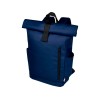 Рюкзак Byron 15,6" объемом 18 л со скручиваемым верхом, изготовленный из переработанного ПЭТ по стандарту GRS, темно-синий