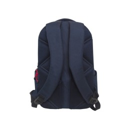 Рюкзак TORBER МЕГАПОЛИС 2.0 с отделением для ноутбука 15,6", синий, полиэстер меланж, 46 х 31 x 17см