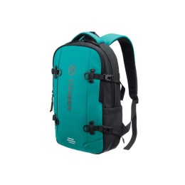 Рюкзак спортивный TORBER ЭКСТРИМ 18", зелёный/чёрный, 31 х 12 х 46 см, 17л