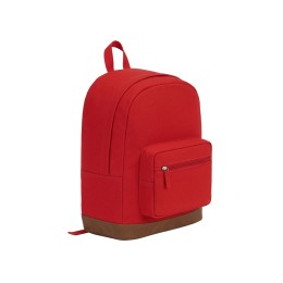 Рюкзак Shammy с эко-замшей для ноутбука 15", красный