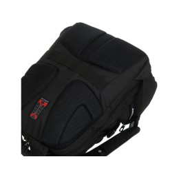 Рюкзак TORBER ПРОРЫВ с отделением для ноутбука 15", чёрный, полиэстер 900D, 34x22x46 см, 34л