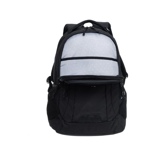 Рюкзак TORBER РАКЕТА с отделением для ноутбука 15", чёрный, полиэстер, 34 х 16,5 х 47 см, 24 л