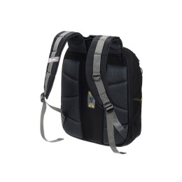 Рюкзак TORBER МЕГАПОЛИС с отделением для ноутбука 15.6", чёрный/серый, полиэстер, 37 х 17 х 45 см