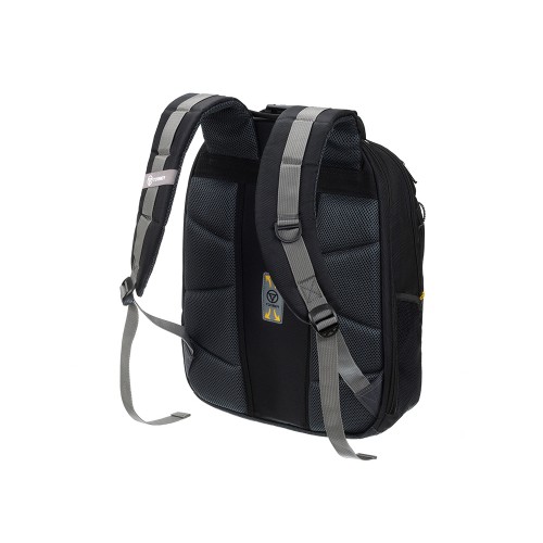 Рюкзак TORBER МЕГАПОЛИС с отделением для ноутбука 15.6", чёрный/серый, полиэстер, 37 х 17 х 45 см