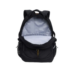 Рюкзак TORBER РАКЕТА, чёрный, полиэстер, 33х15х45 см, 22 л