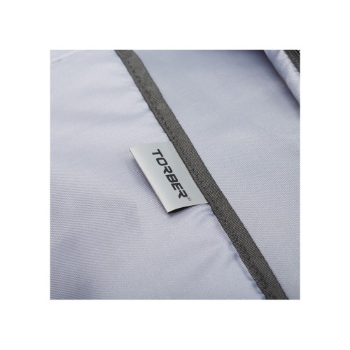 Рюкзак TORBER МЕГАПОЛИС с отделением для ноутбука 15", чёрный, полиэстер, 46 х 32 x 13 см