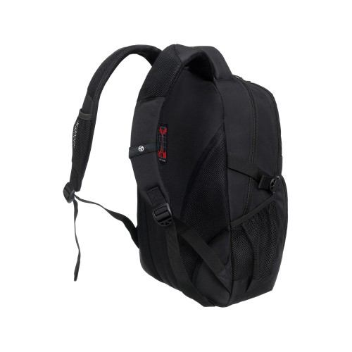 Рюкзак TORBER РАКЕТА, чёрный, полиэстер, 33х15х45 см, 22 л